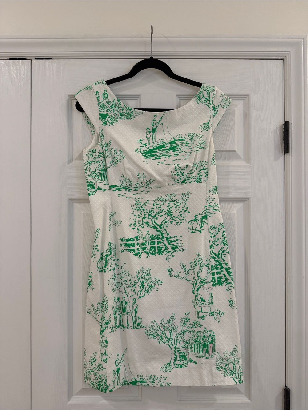 Lilllu Pulitzer Spring Fever Toile pink tag dress size 6